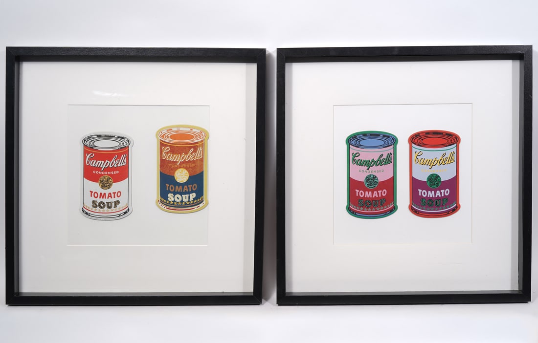 Pr Warhol Foundation Framed Campbell Soup Art (1 of 4)
