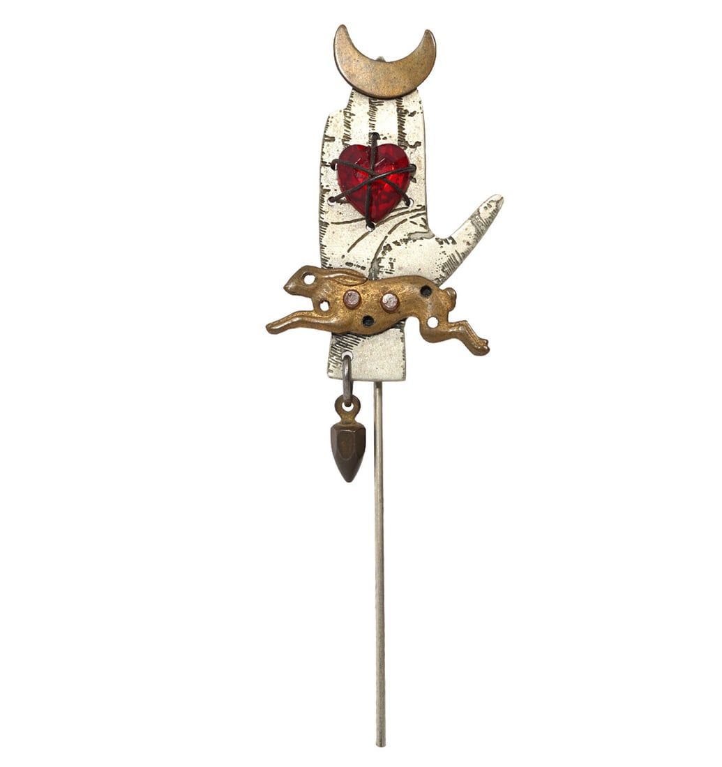 Thomas Mann Hand Stickpin Steampunk (1 of 6)