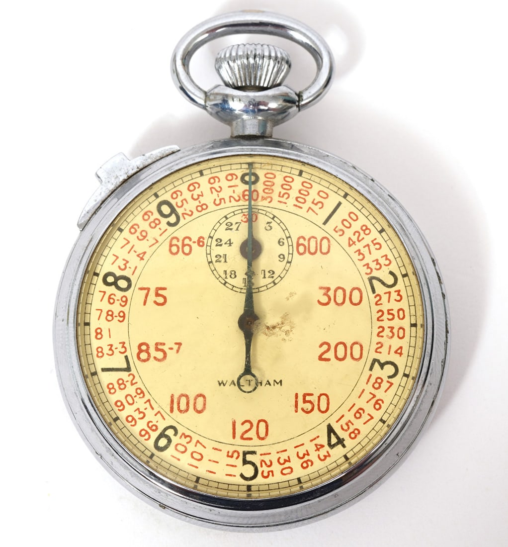 Unusual Waltham Military Timer Circa 1940 (1 of 5)