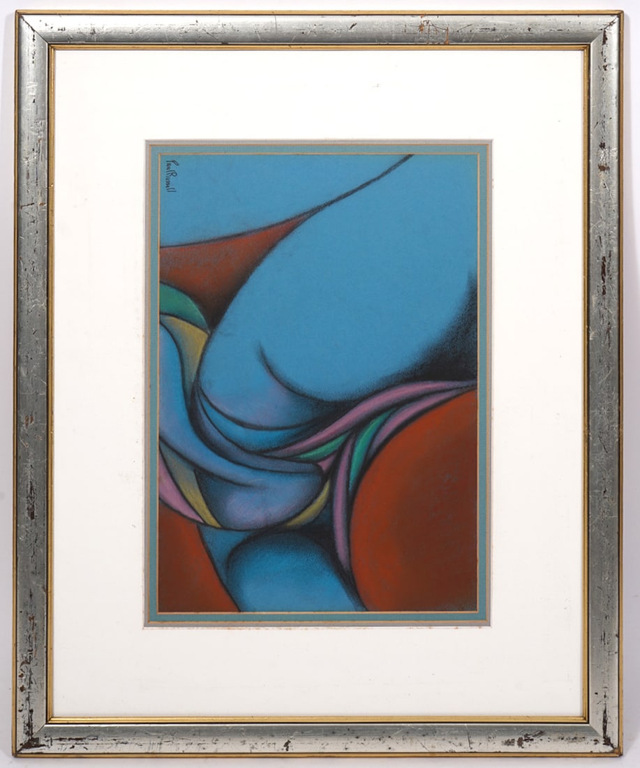 Paul Russell Abstract Pastel on Paper (1 of 4)