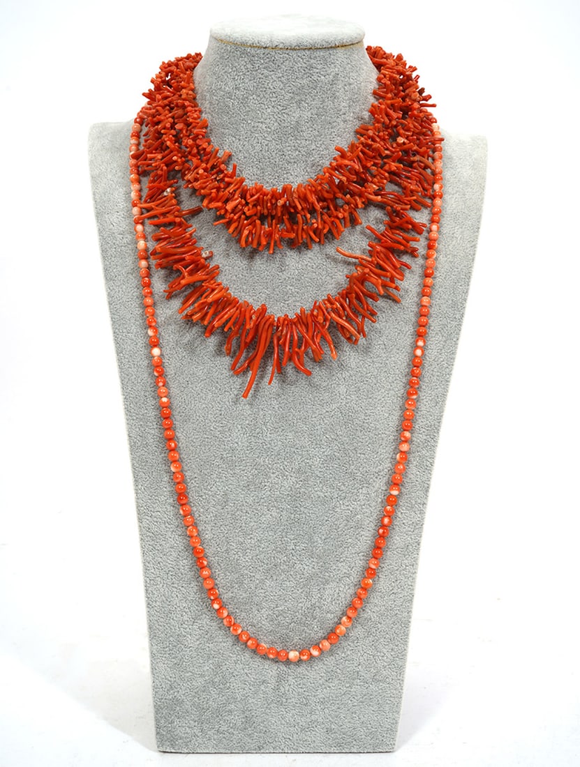 Three Coral Necklaces (1 of 7)