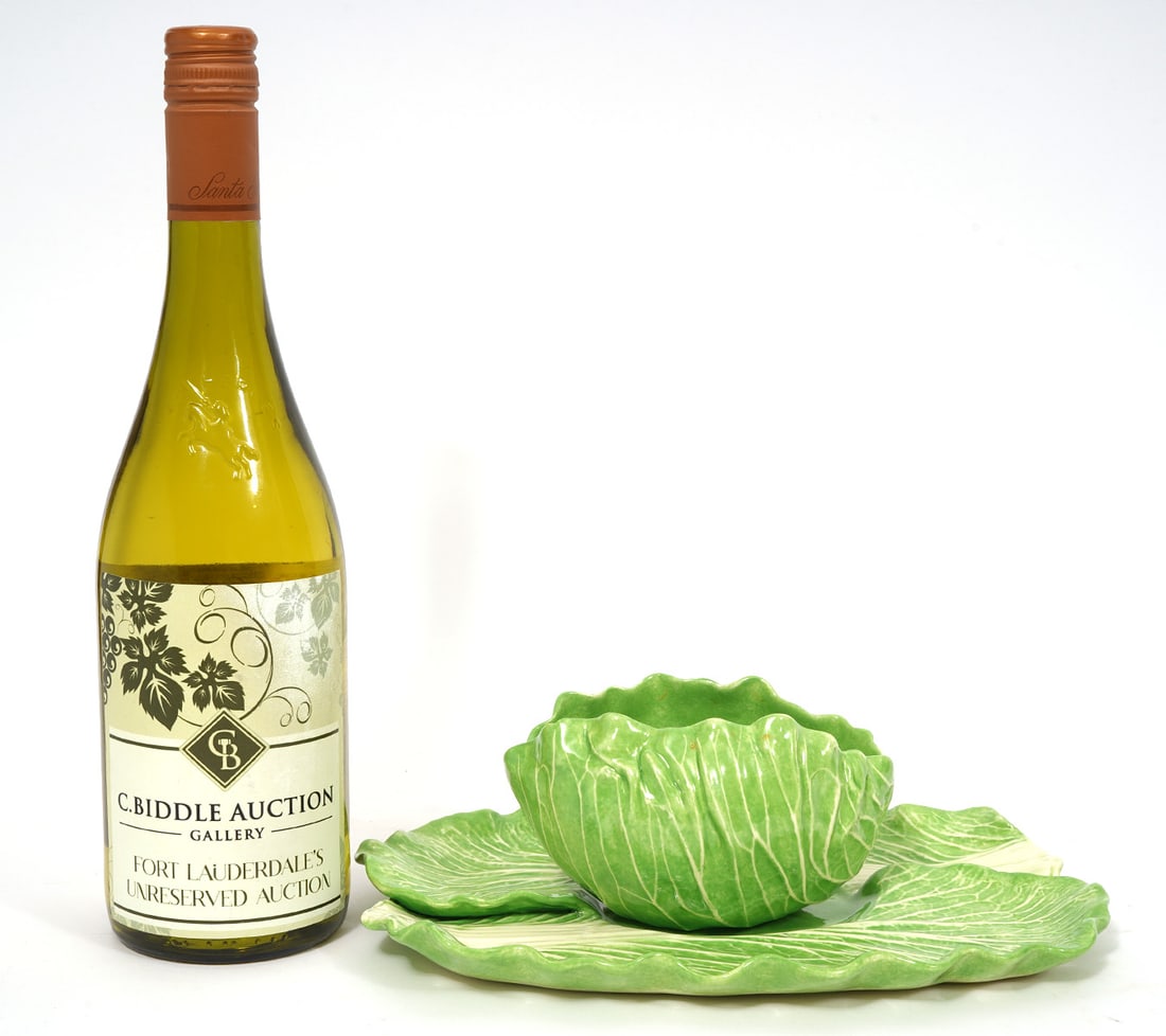 Dodie Thayer Lettuce Ware Bowl & Underplate (1 of 8)