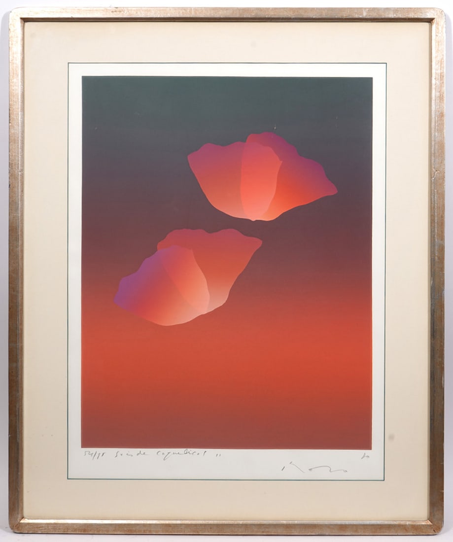 Kozo Inoue Japanese Silkscreen Signed Numbered (1 of 5)