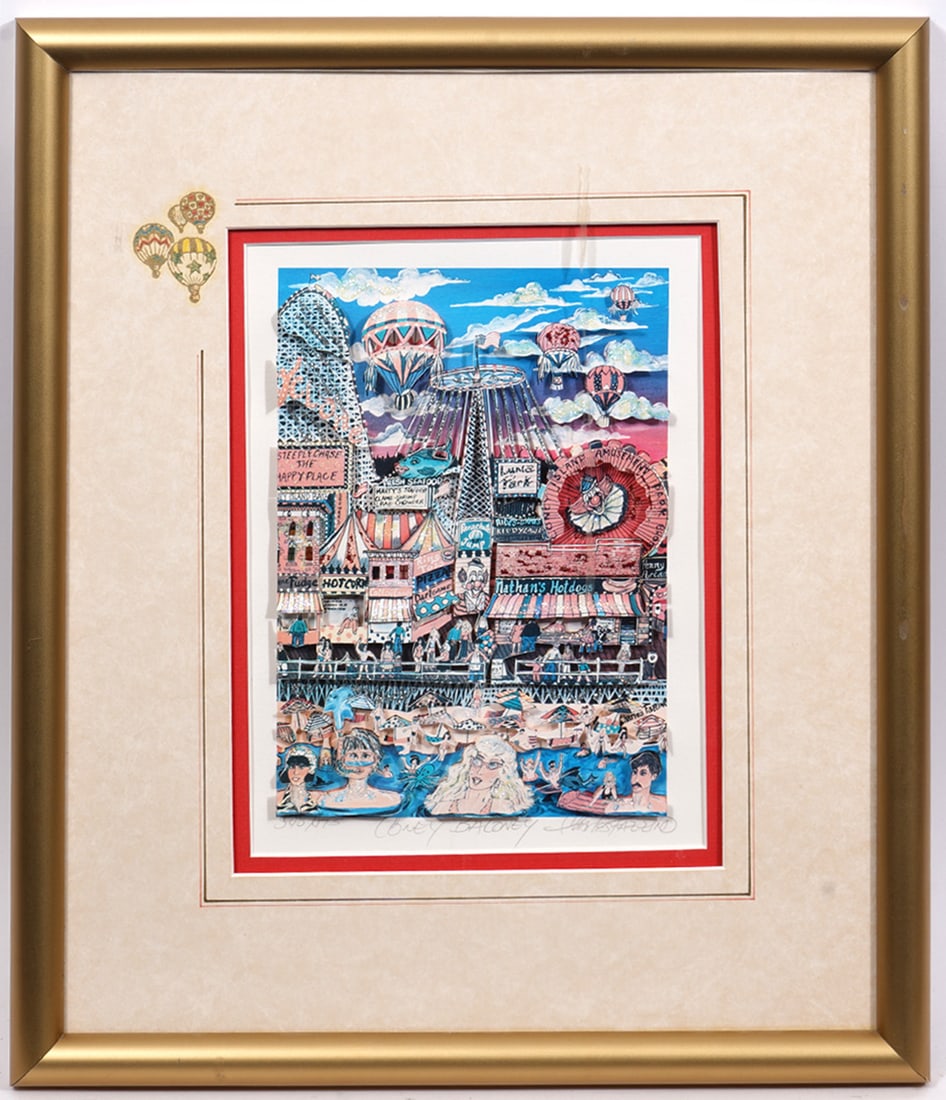 Charles Fazzino "Coney Baloney" 1988 S/N (1 of 5)