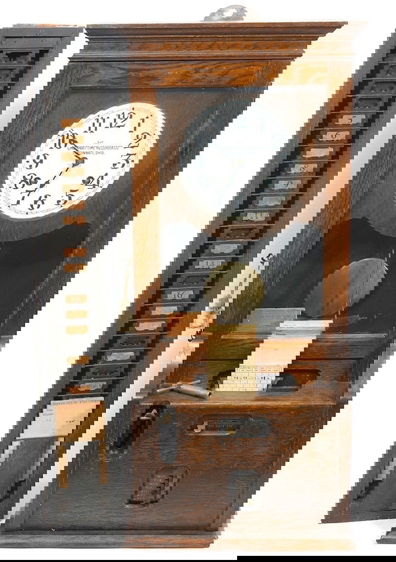 Cincinnati Time Recorder Co. Time Clock (1 of 9)