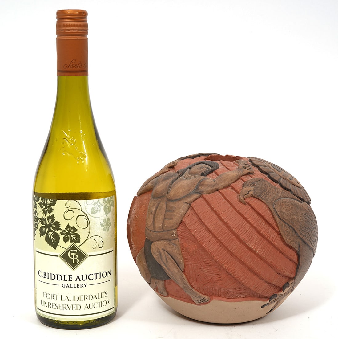 Nampeyo Hopi Pottery Carved Polychrome Bowl (1 of 7)