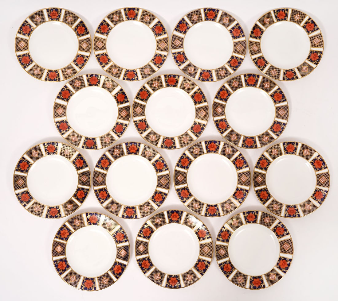 14 Royal Crown Derby Bread & Butter Plates (1 of 4)