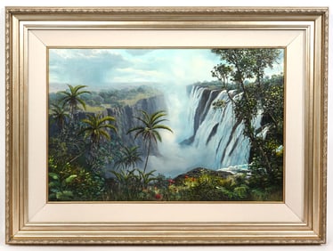 Michael Albertyn 'Victoria Falls' Painting