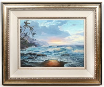 Michael Albertyn 'Kauai Sunset' Painting
