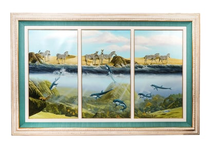 Andrew Bone Wildlife, Sealife, Landscape Triptych