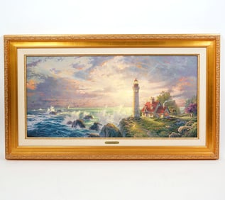 After Thomas Kincade "The Guiding Light" Giclee