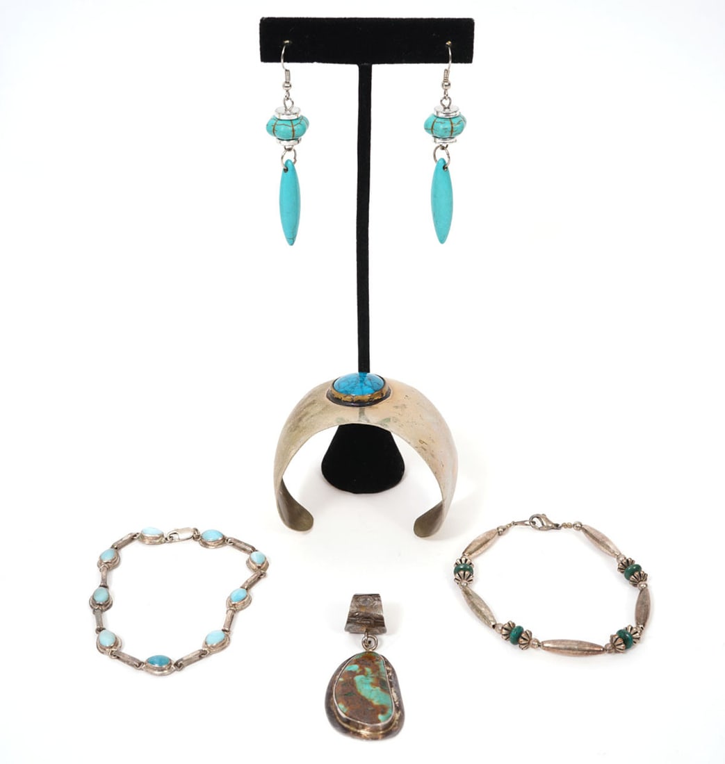 Native American 5Pc Jewelry Group (1 of 8)