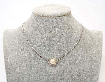 Christian Dior Faux Pearl Necklace