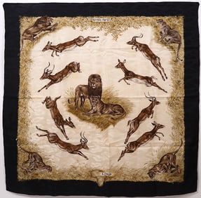 Hermes Paris “Kenya" Silk Scarf