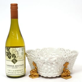 Caldeilhac Porcelain & Gilt Bronze Centerpiece