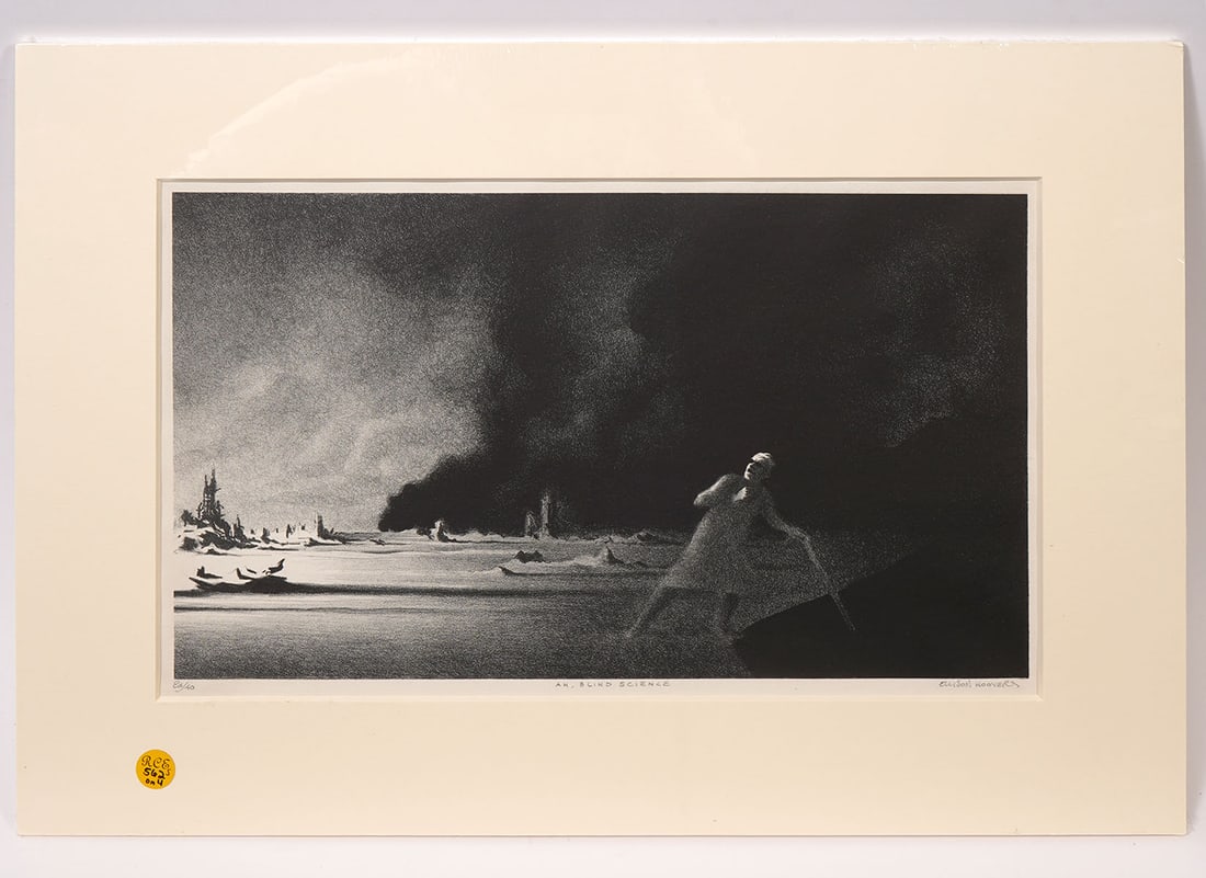 Ellison Hoover "Blind Science" Signed Litho (1 of 5)