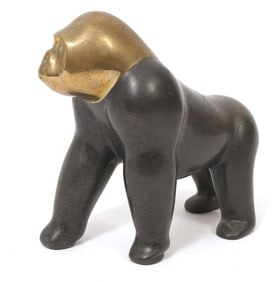 Loet Vanderveen Bronze Gorilla S/N