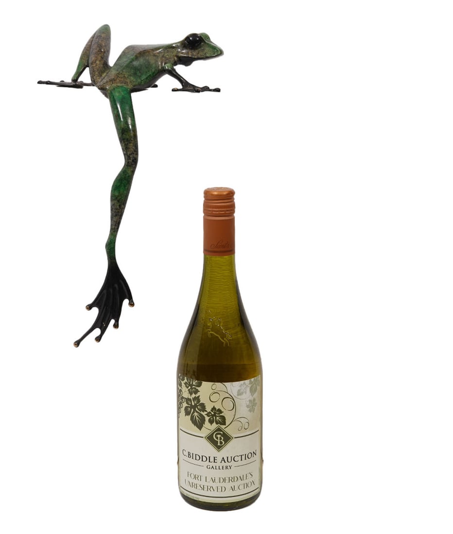 Tim Cotterill Bronze Frog Sculpture 170 of 2000 (1 of 5)