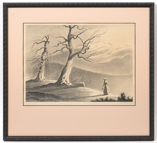 Ellison Hoover "Corsican Morning" Signed Litho