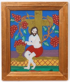 Icon-Style Tree of Life from Christ Painted Glass
