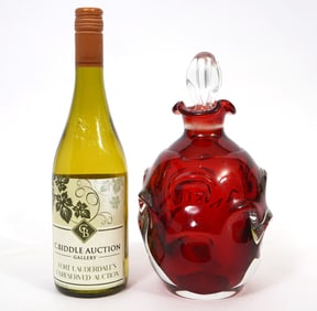 Bo Borgstrom Swedish Glass Decanter