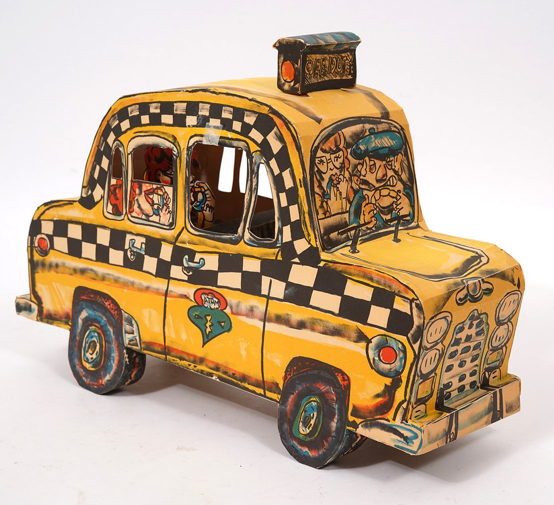 Red Grooms 'Ruckus Taxi' Coloful Pop Art (1 of 9)