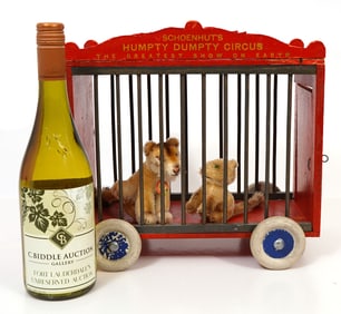 Schoenhut's Humpty Dumpty Circus Wagon w/ Lions