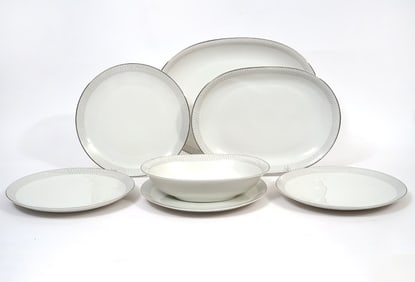 Seven Pcs. H&C Heinrich Monarch Porcelain