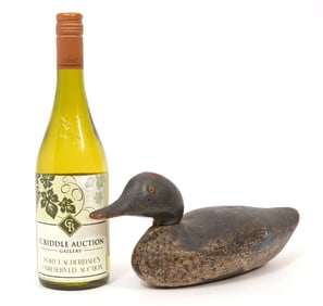 Duck Decoy with Glass Eyes