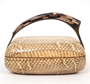 R&Y Augousti Snake Skin Trinket Box
