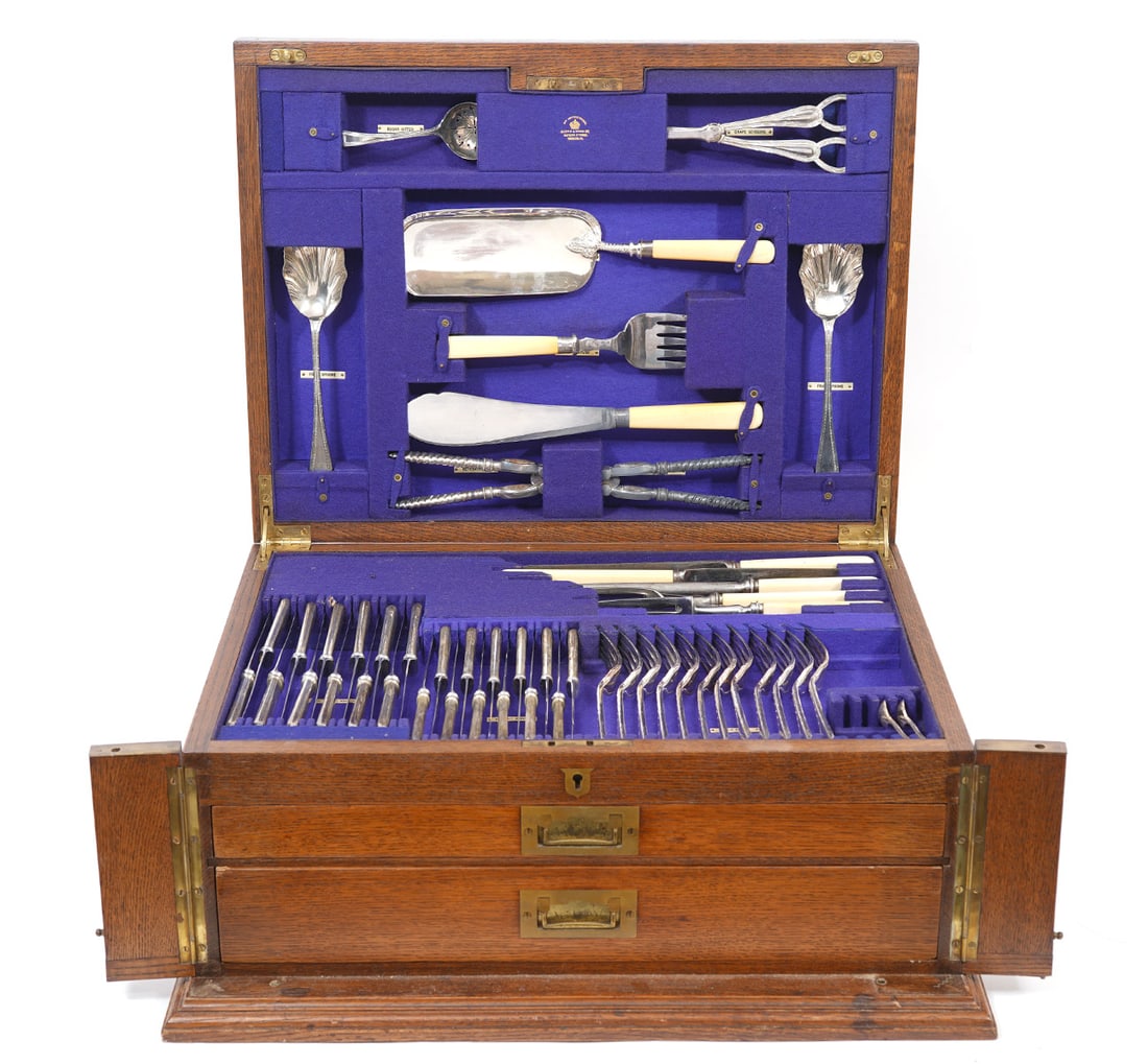 Mappin & Webb Silverplate Partial Flatware Set (1 of 17)