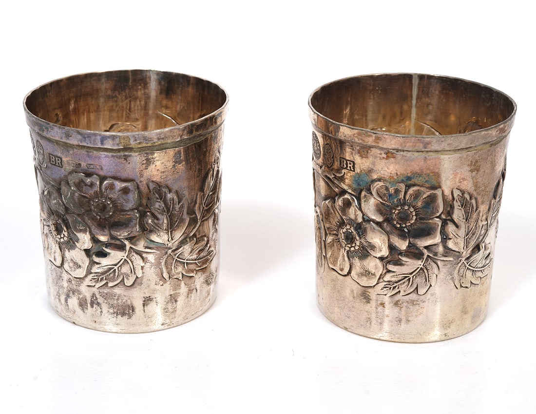 Two Sterling Silver Italian Brandimart Cups (1 of 6)