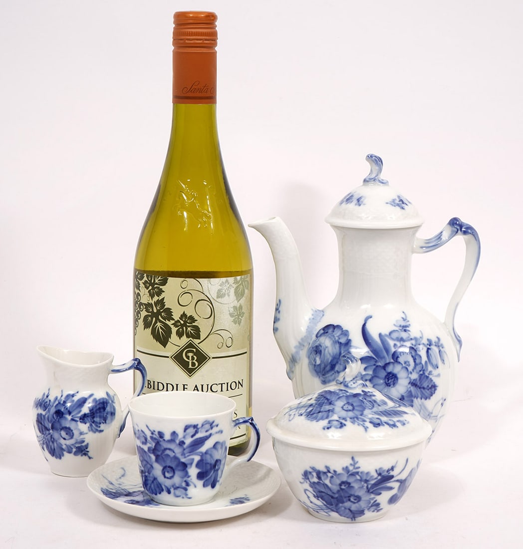 19 Pc Royal Copenhagen Blue Fluted Porcelain Group (1 of 4)