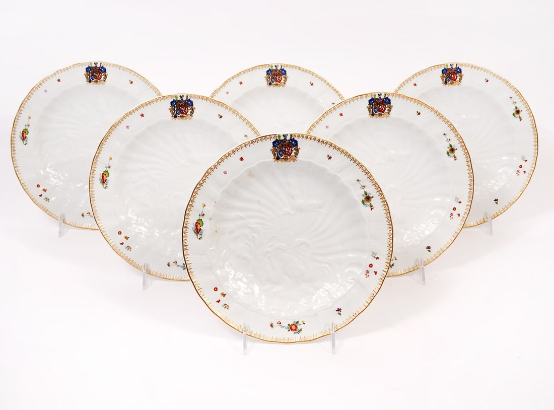 Mottahedeh Vista Alegre "Swan" Salad Plates (1 of 7)