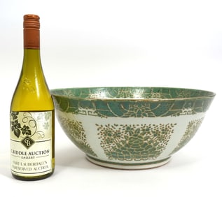 Chinese Export Famile Verte Large Bowl
