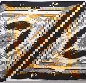 Hermes Silk Scarf Central Park 150th Anniversary: Hermes silk scarf was designed by Ljubomir Milinkov in 1986 and reissued in 2003 to commemorate the 150th Anniversary of Central Park in Manhattan, New York. Measures 35"x 35" and is in good condition