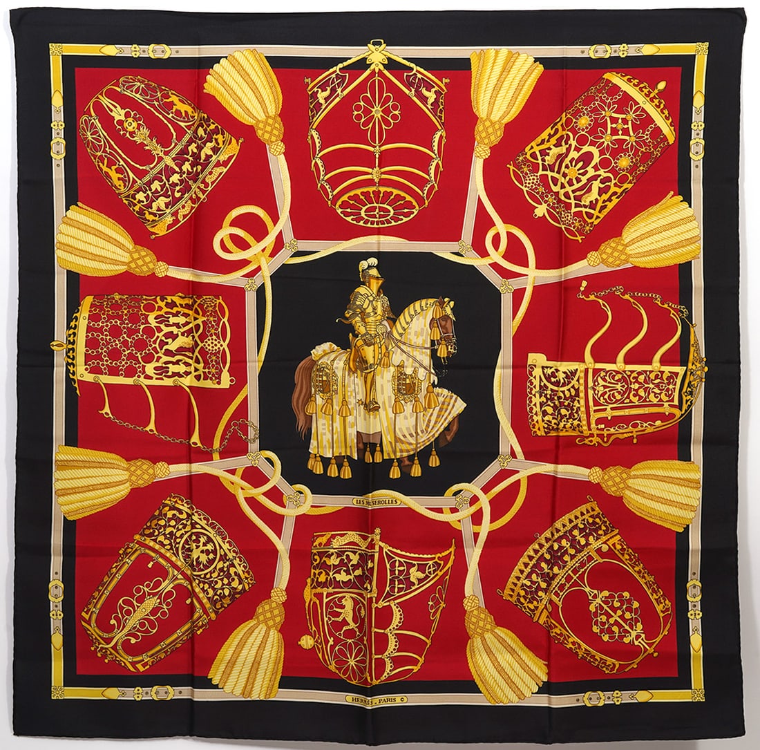 Hermes Silk Scarf 'Les Muserolles' (1 of 4)