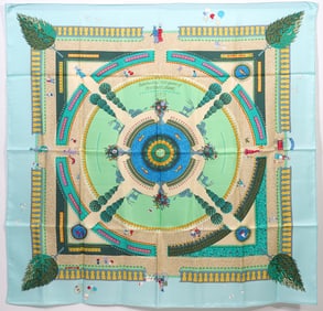 Hermes Silk Scarf Central Park Anniversary