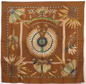 Hermes 'Brazil' Silk Scarf