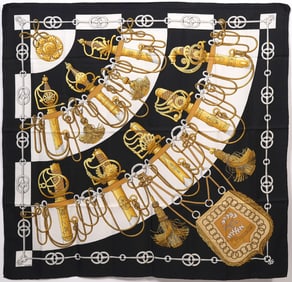 Hermes 'Cliquetis' Silk Scarf