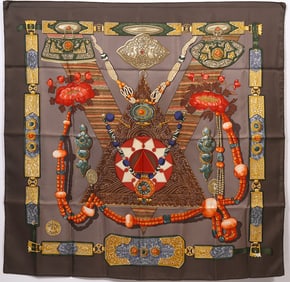 Hermes 'Tibet' Silk Scarf