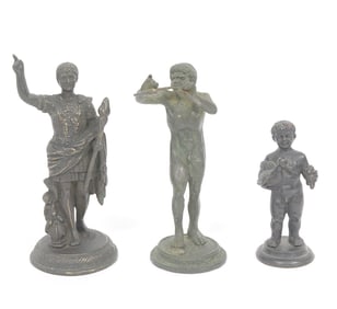 Three Grand Tour Bronze Statuettes