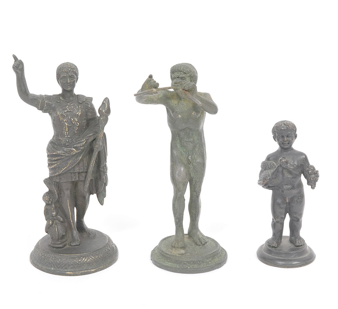 Three Grand Tour Bronze Statuettes (1 of 7)
