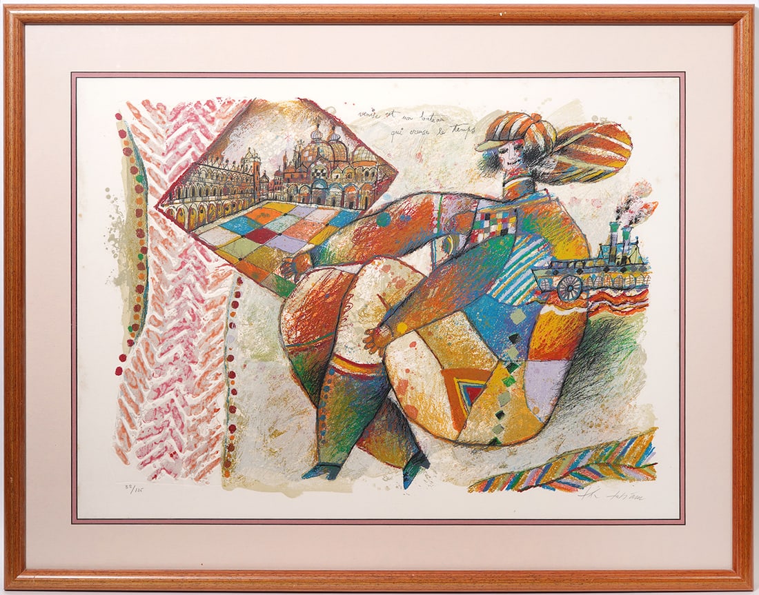 Theo Tobiasse Lithograph Signed and Numbered (1 of 11)