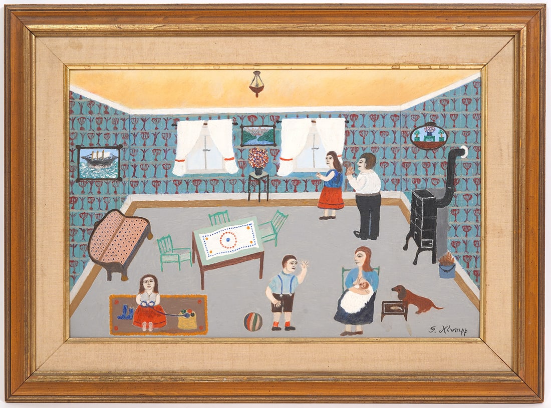 Gustave Klumpp 'The Family' Painting (1 of 6)