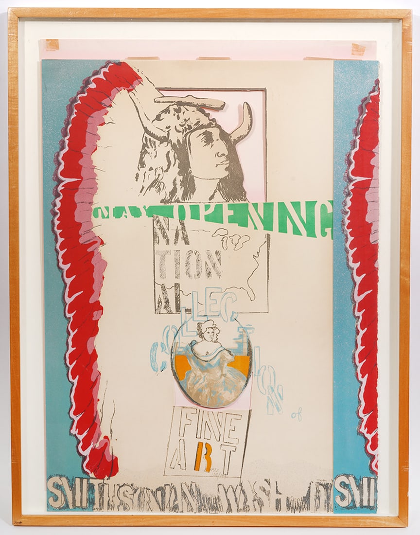 Larry Rivers Smithsonian Lithograph 1968 Poster (1 of 9)