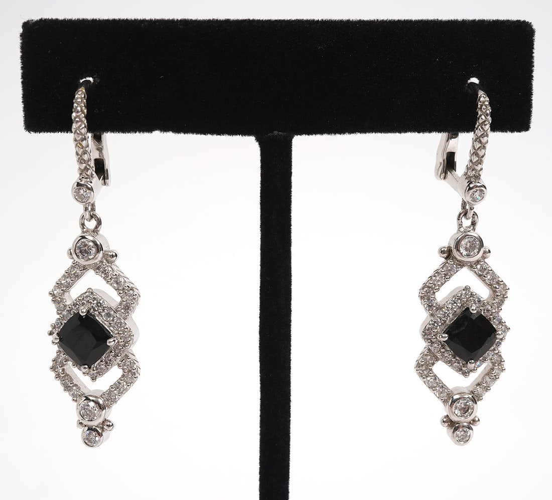 Judith Ripka Sterling Silver Earrings (1 of 7)
