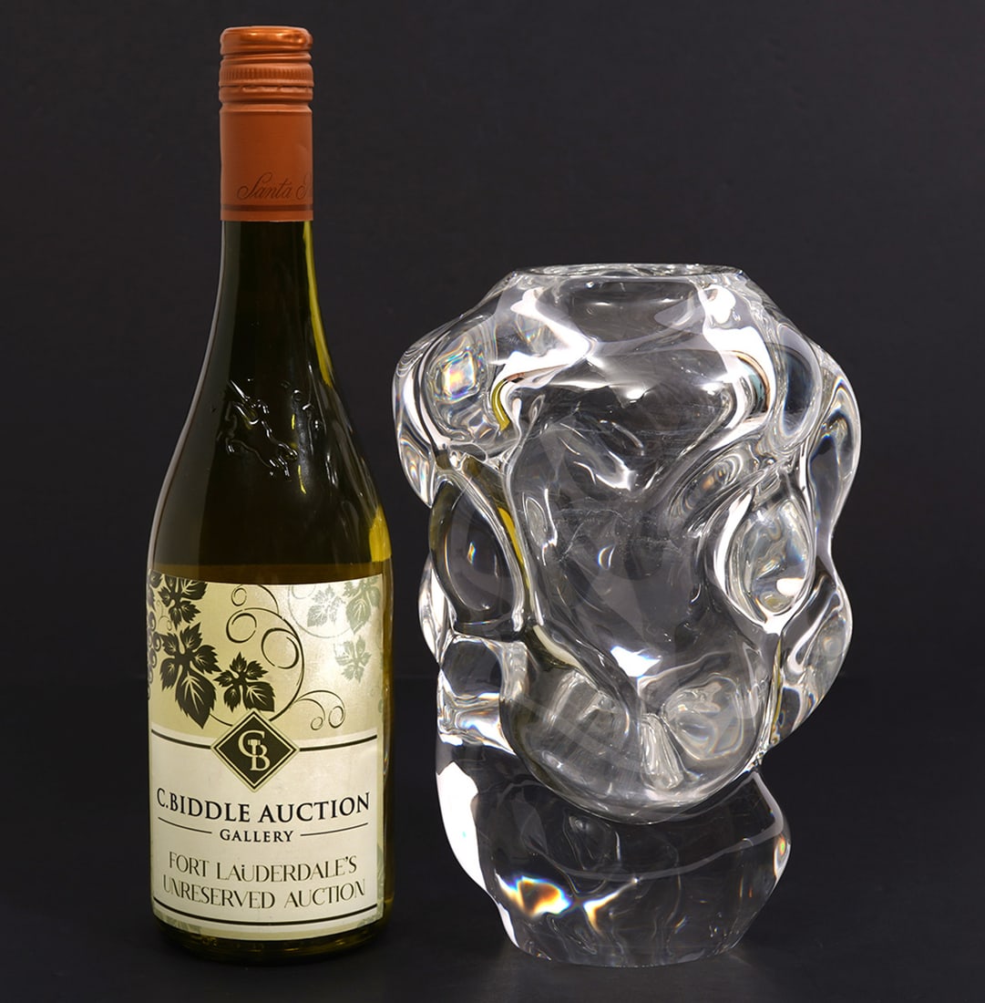 Orrefors Clear Crystal 'Move' Signed Vase (1 of 6)