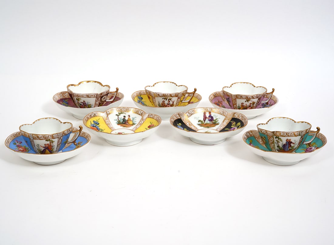 Royal Crown Derby 14 Sets Cups & Saucers (1 of 12)