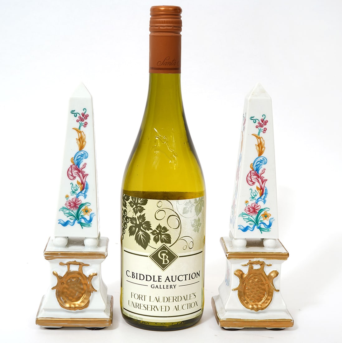 Pr. Palais De Versailles Arden Porcelain Obelisks (1 of 7)